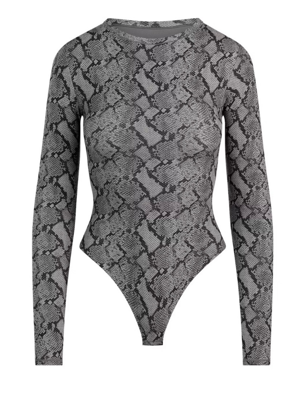 SKIMS Fits Everybody Long Sleeve Crew Neck Bodysuit